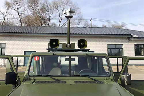 华网智能自主研发生产的车载双光谱夜视仪成功用于某部队