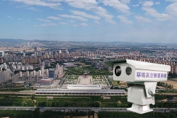 华网智能自主研发生产的高清激光夜视仪用于鹤壁市大气高空瞭望平台项目